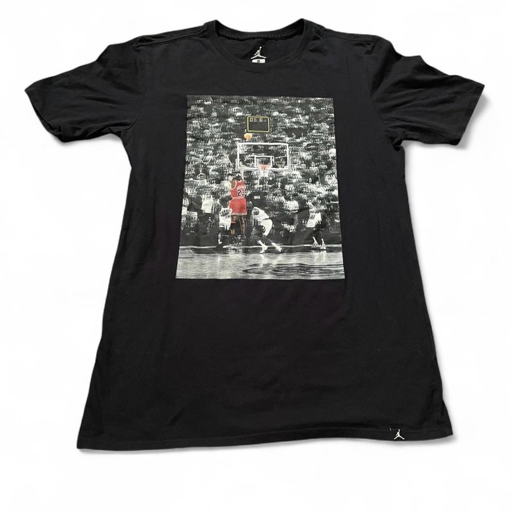 Men’s Air Jordan Last Shot T Shirt Michael Jordan Chicago Bulls Size S
